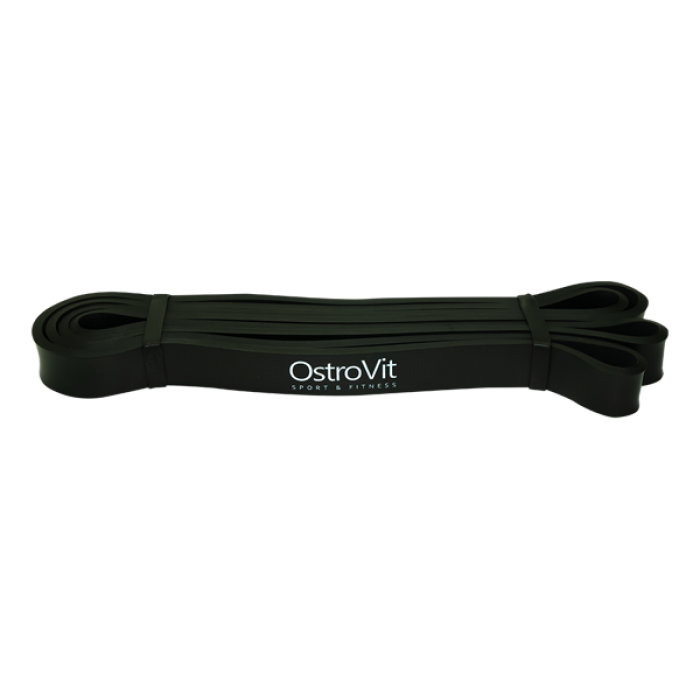 OstroVit Тренировъчен ластик / лента за упражнения / Resistance Band Black / 11kg - 30kg 